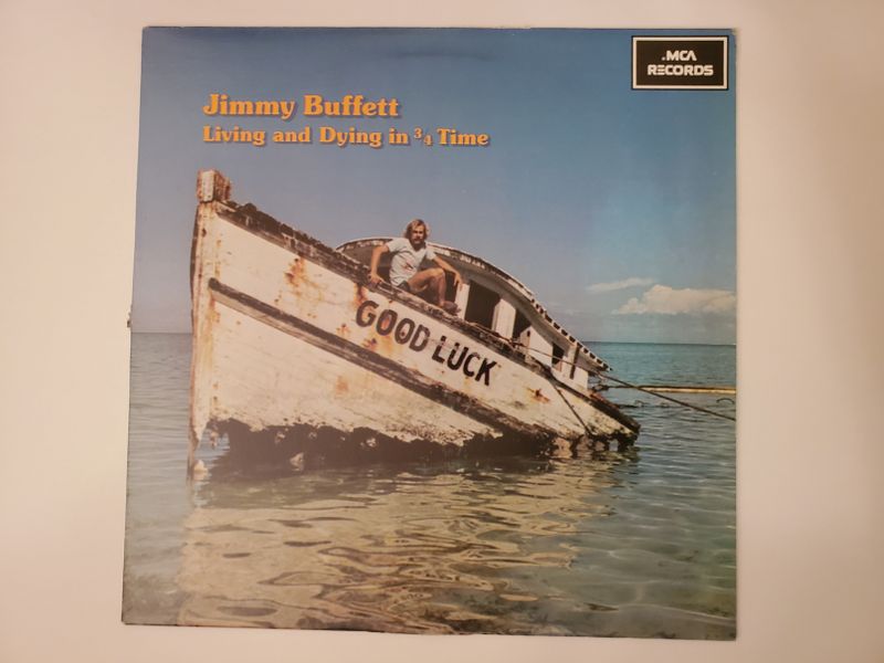 Jimmy Buffett Living and Dying in 3/4 Time vinyl record